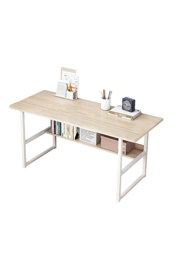 Computer And Study Desk with Rack - 2