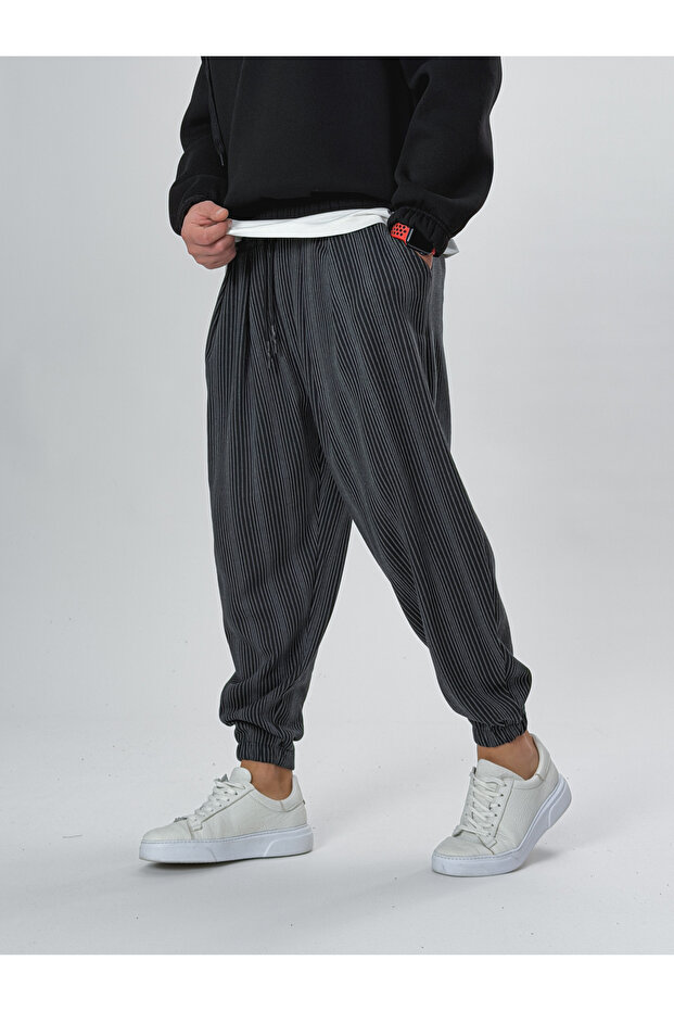 Thin Striped Pleated Men's Half-Shalwar Coc2535