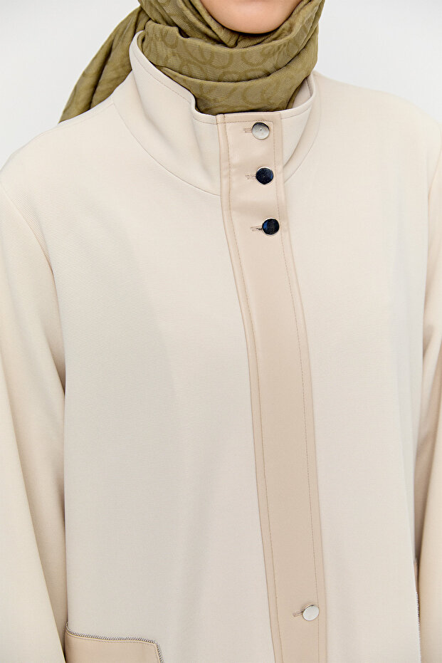 Fermuarlı Taş İşlemeli Kap - 4