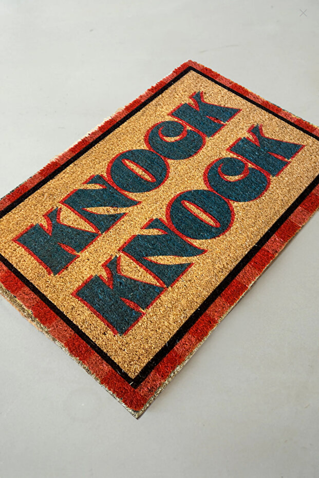 Coco Apparel 40X60 cm Natural Coconut Fiber Doormat, India Natural Front Door Mat
