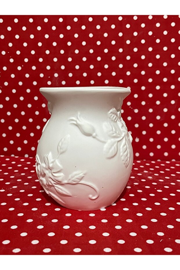 مزهرية، بسيطة، مزينة بنقوش الزهور، ديكورية... - 3