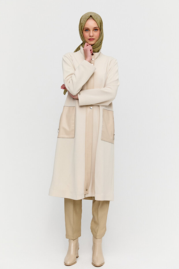 Fermuarlı Taş İşlemeli Kap - 3