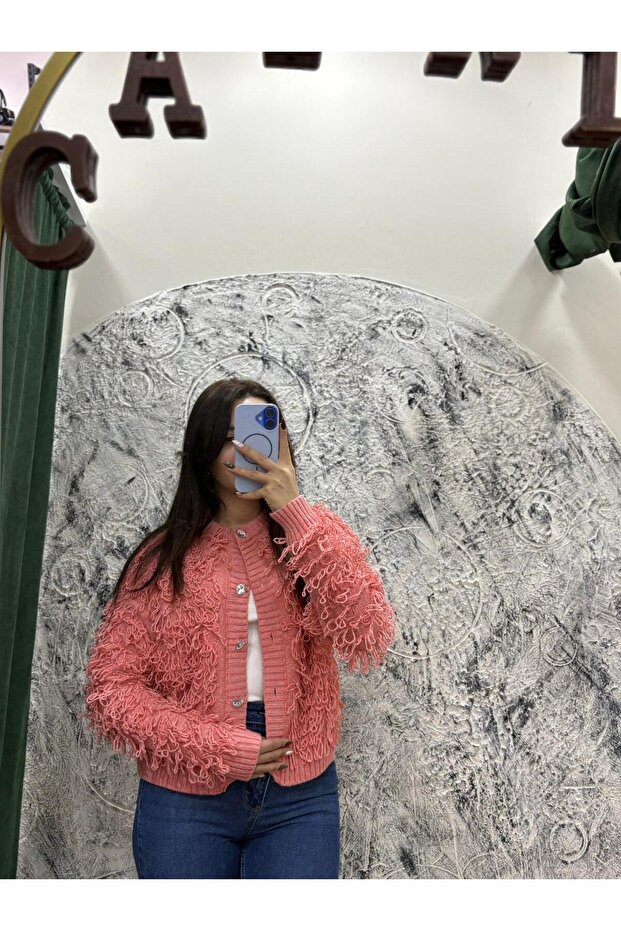 püsküllü hırka - 4