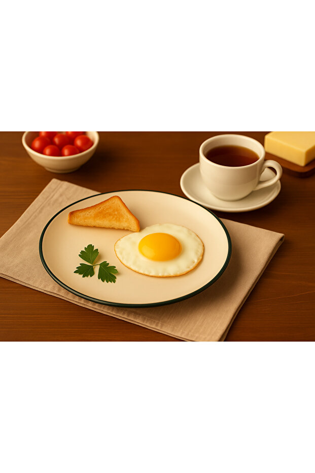 Sesamo 6-Piece Cake Set - 21 Cm. Petrol Green