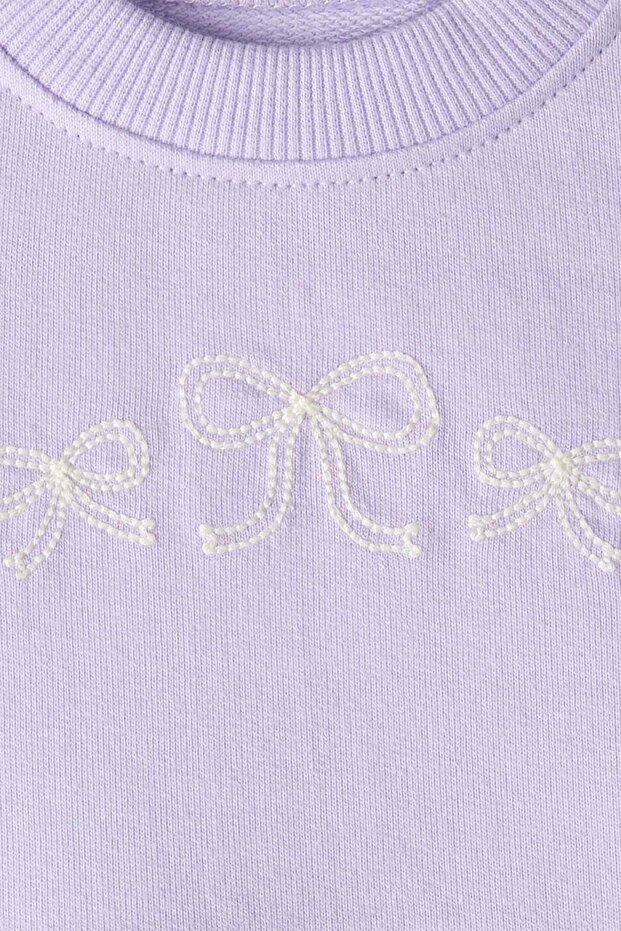 Kız Bebek Mor Elbise - 5