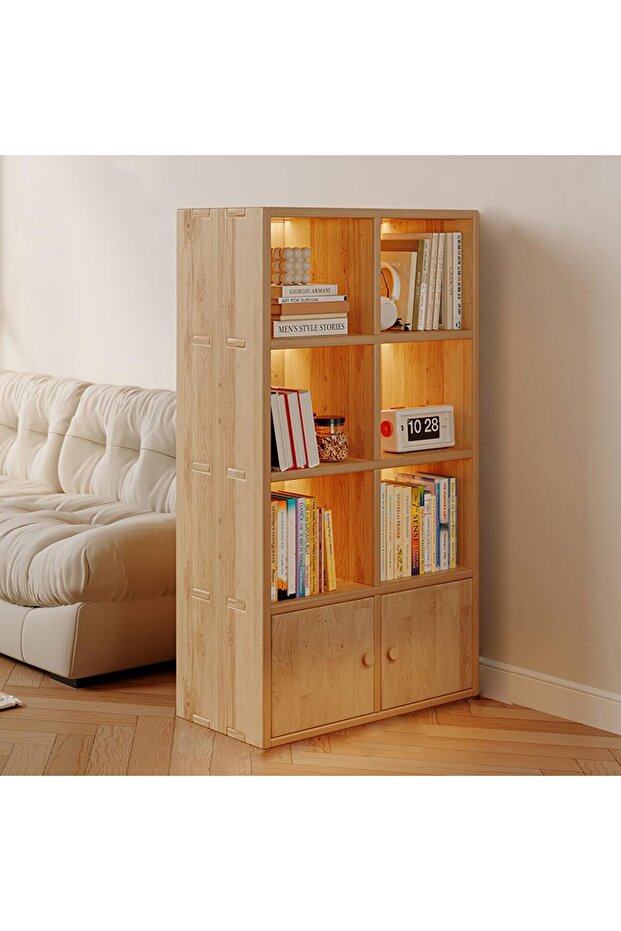 Multi-Layer Storage Bookshelf Rack Stylish Living Room Home Storage & Display Cabinet