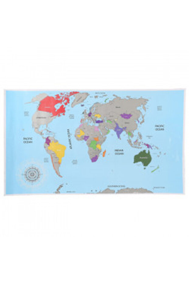 Scratch-off World Map - 6