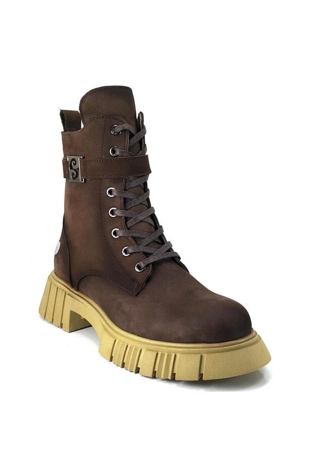 1960 24Kb Women's Casual Boots Brown Nubuck