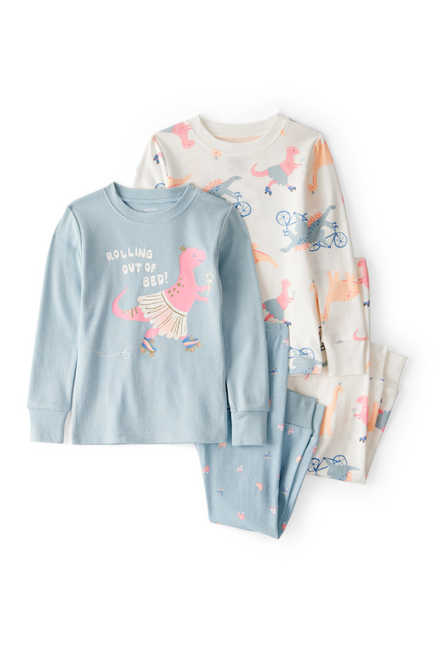 Kız Bebek Ekru Pijama Set - 1