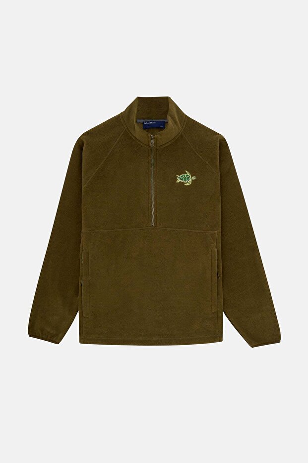 Caretta Half-Zip Polar - Haki - 1