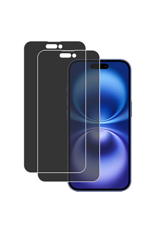2 Pack Privacy Hydrogel Screen Protector for Apple iPhone 14 Pro/16 (Clear)