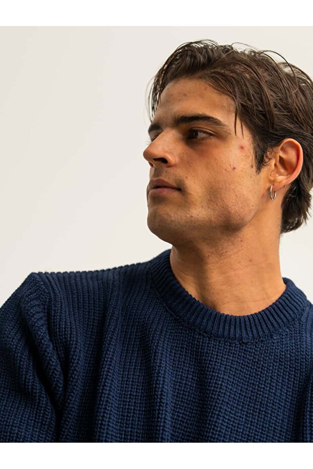 Erkek Basic Örgülü Kazak - 7