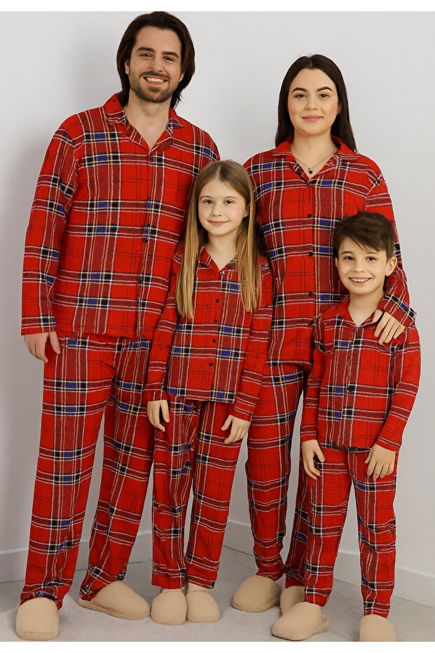 Aile kombini pijama takımı - 3