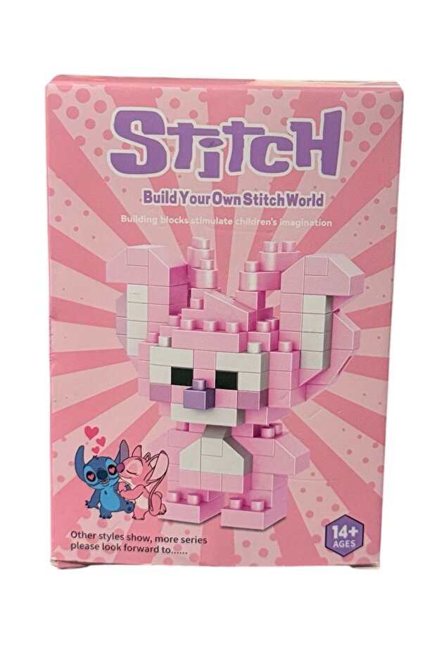 sağlıkçı shopping trend aksesuar Bricks New Pembe Stitch Yap boz 3D Puzzle Mini Leg