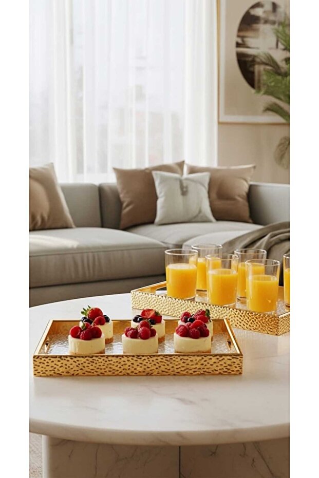 Multi-purpose serving tray set - 8