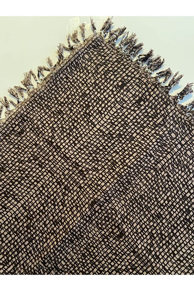Straw Pattern Cheesecloth Writing - 1