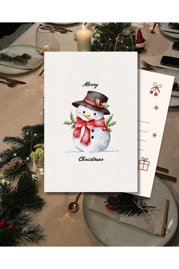 New Year's Greeting Card 10 Pieces Front and Back I New Year's Eve I 2026 I Party