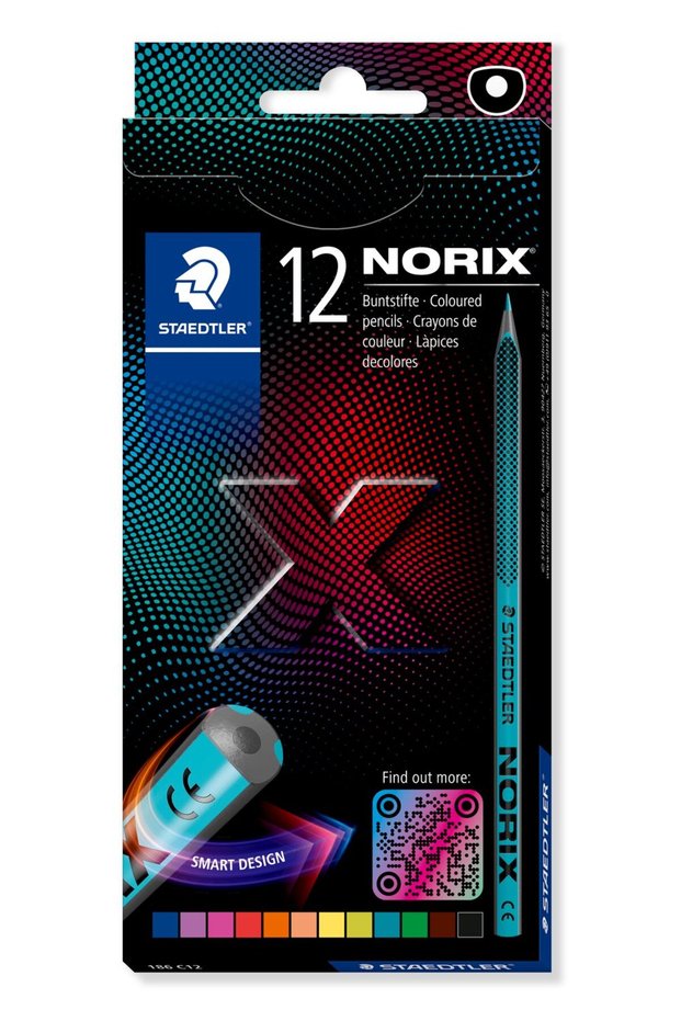 Wiz Design / 186 C12 Norix Colorful Kuruboya Bright Colors 12-Pack