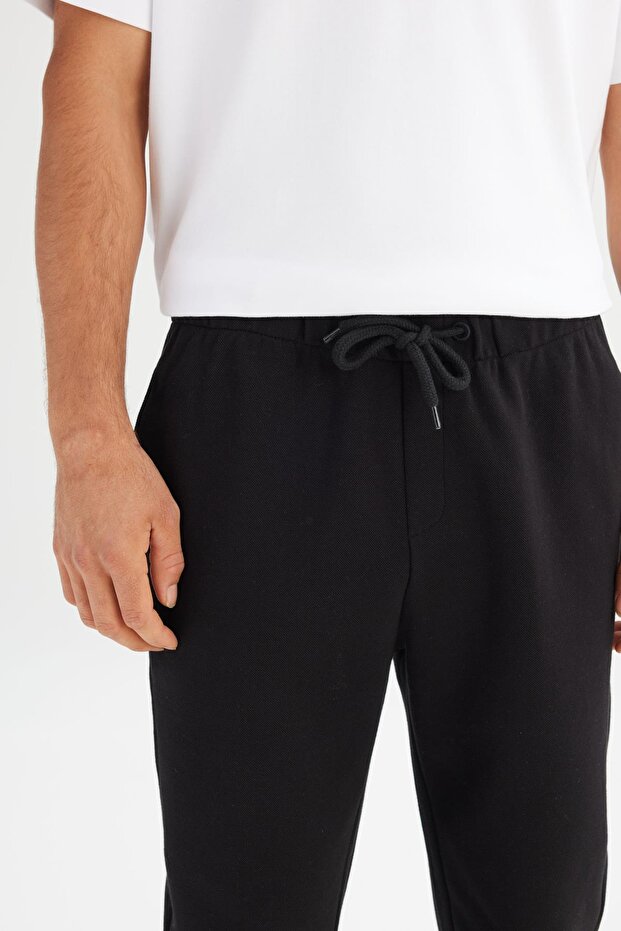 Erkek Pike İnterlock Sweatpant Black - 5