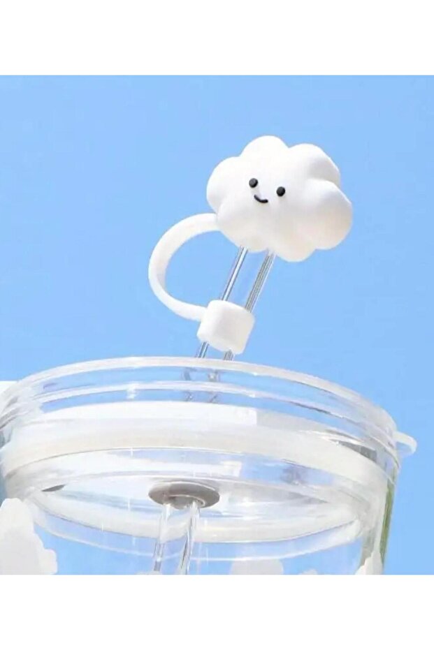 Cute Big Cloud Straw Cover, Straw Protector - 1