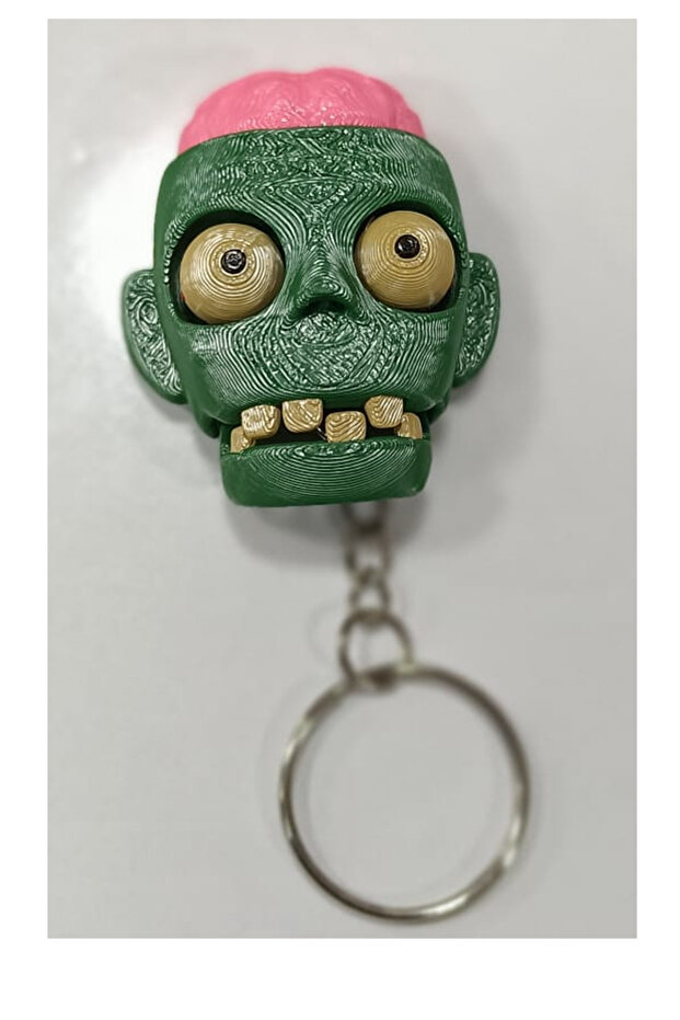 3D Movable Keychain Bag Ornament 1 Piece