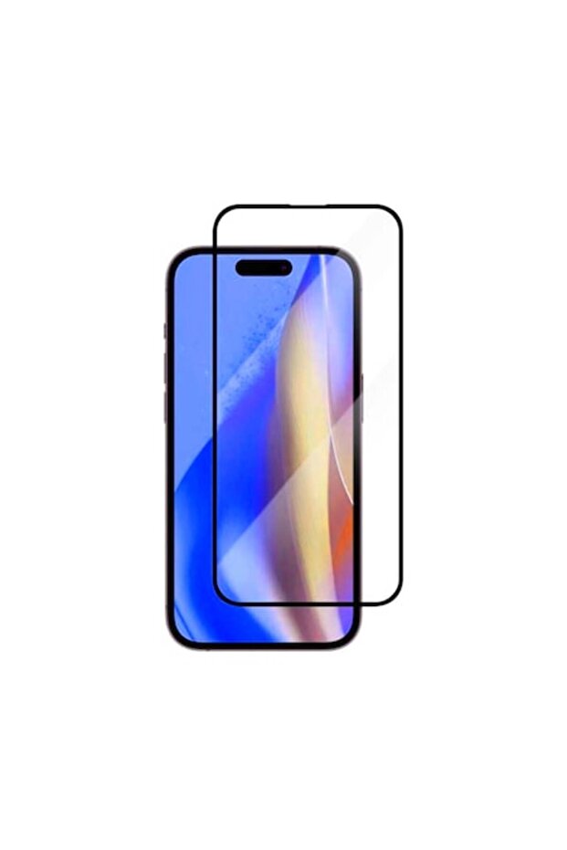 Screen protector compatible with iPhone 14, Full Cover Black