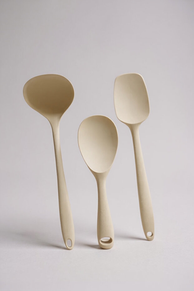 3 Parça Krem Silikon Servis Seti - 3