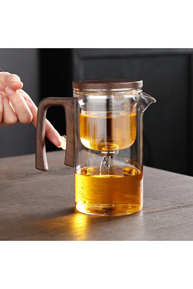 إبريق شاي زجاجي أوتوماتيكي - 4