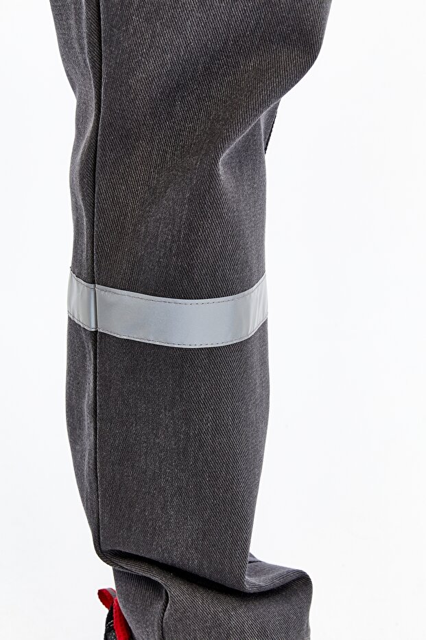 İş Pantolonu Kışlık Basic Model 2 Gri 5 Cepli - 5