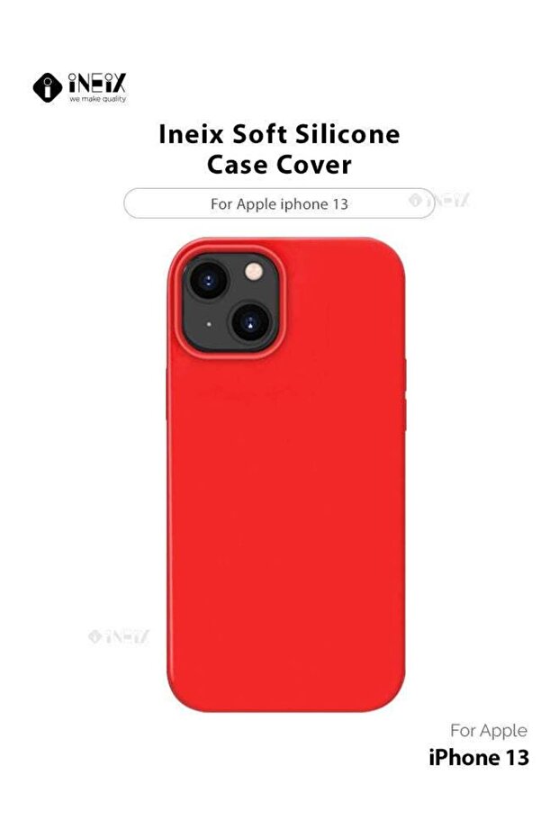 غطاء سيليكون ناعم لهاتف Apple iPhone 13