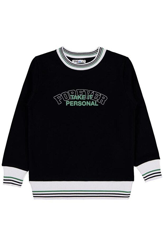 Foreyer Printed 10-13 Years Old Sweatshirt - Black 10-11 Years Old