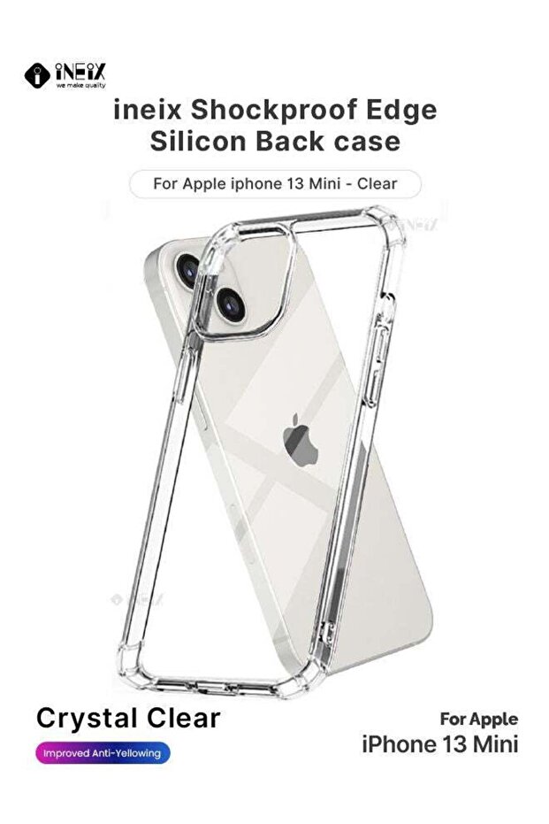غطاء حماية فائق النحافة من السيليكون المقاوم للصدمات لهاتف Apple iPhone 13 Mini