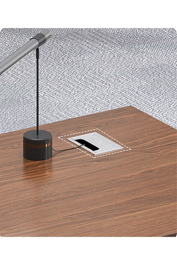 مكتب تنفيذي وطاولة كمبيوتر متعددة الوظائف 120 سم - 7