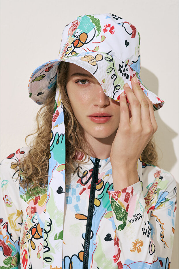 BAĞLAMALI BUCKET ŞAPKA SUMMER - 6