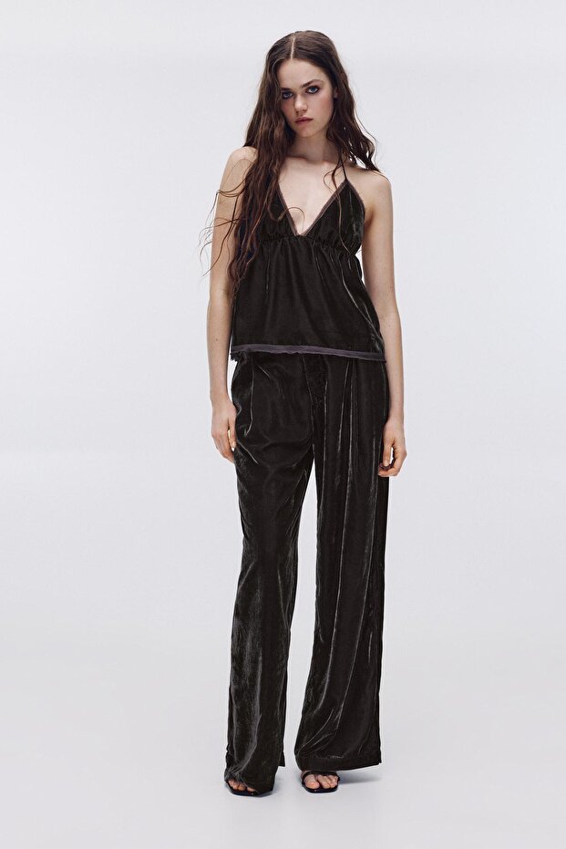 Kombine tül halter top - 3