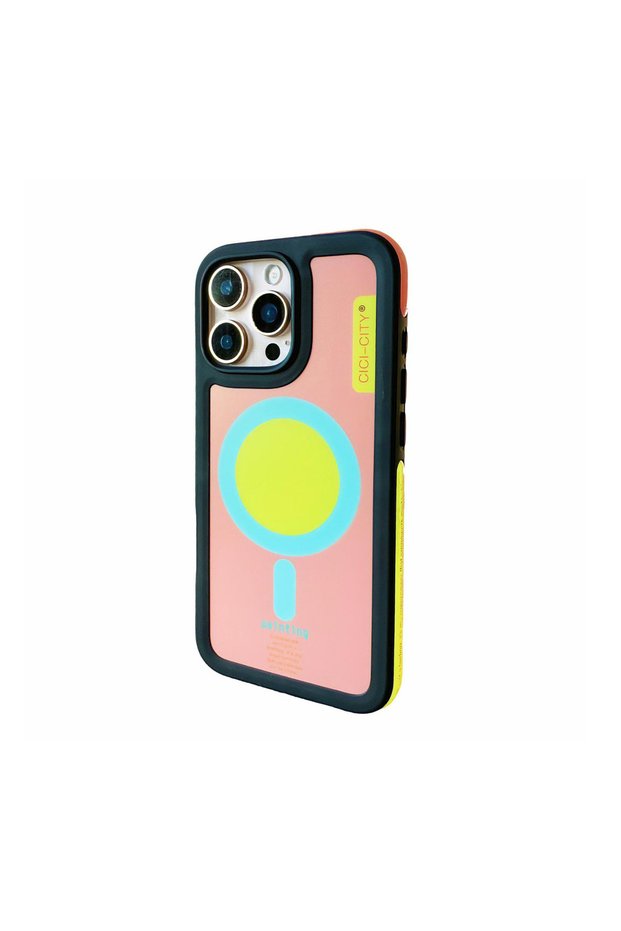 iPhone 16 Pro Max Black Shockproof Magsafe Case Compatible Premium Back Case Reinforced Protection
