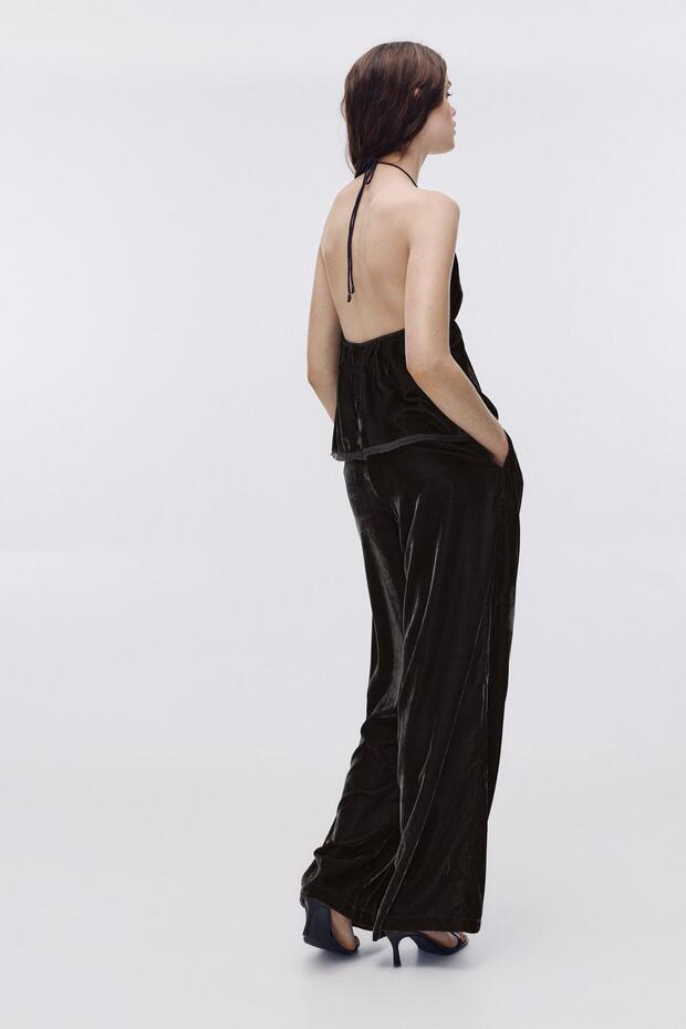 Kombine tül halter top - 4