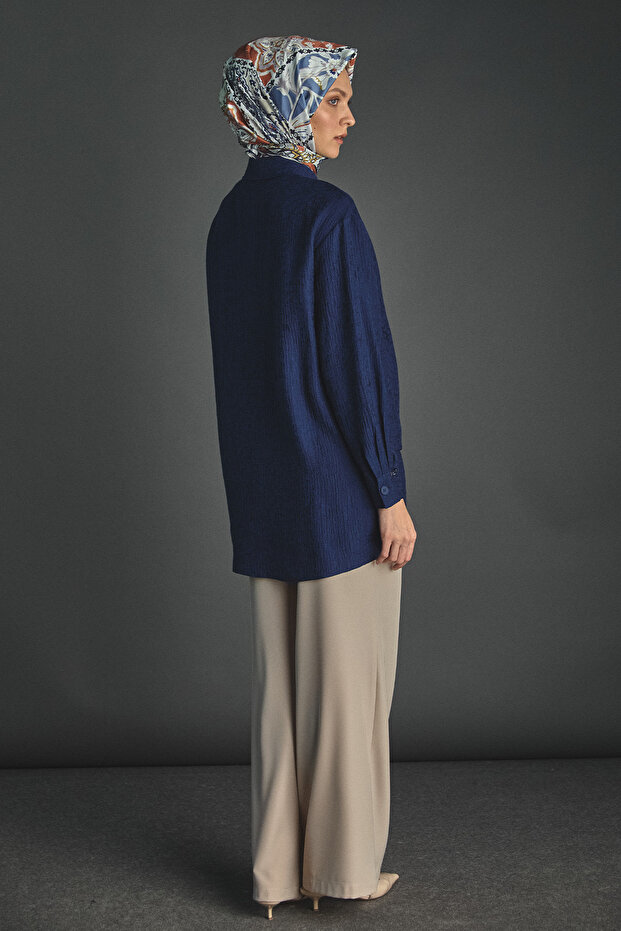 İliklenebilir Parçalı Tunik - 6