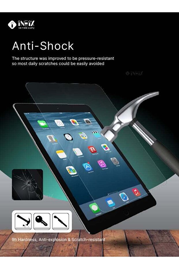 قطعتان من واقي الشاشة الزجاجي المقوى لجهاز Apple iPad Mini 4i وPad Mini 5