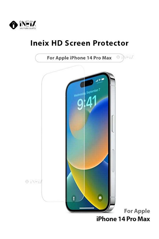 واقي شاشة من الزجاج المقوى لهاتف Apple iPhone 14 Pro Max
