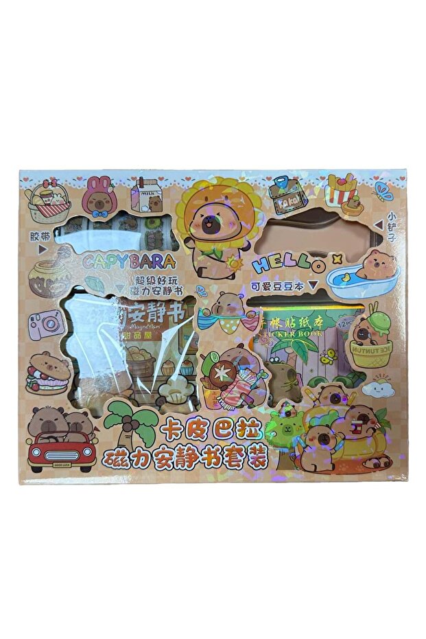 Capybara Figürlü Sticker Seti - 5