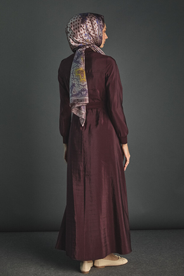 Kuşaklı Bomber Elbise - 6