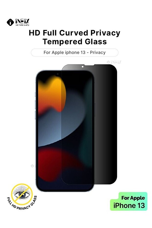 واقي شاشة كامل عالي الدقة للخصوصية لجهاز Apple iPhone 13 - 1