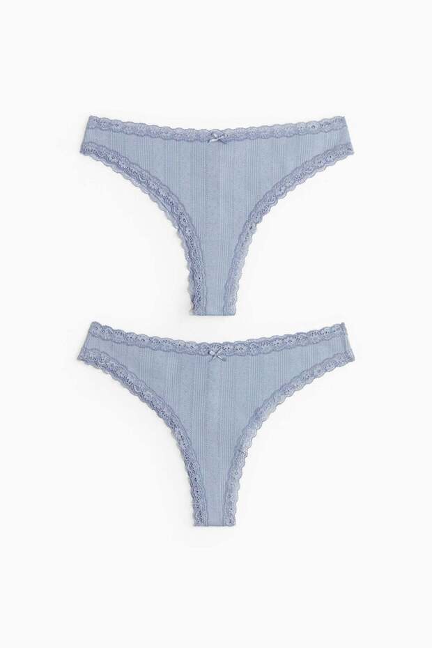 2-pack cotton Brazilian briefs