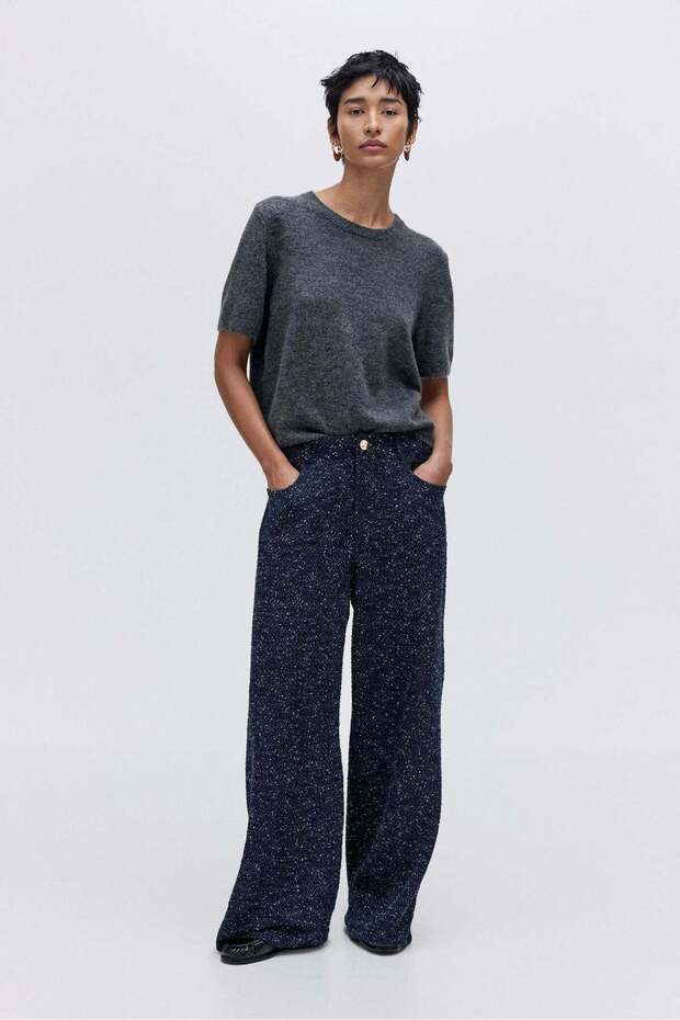 Bouclé trousers