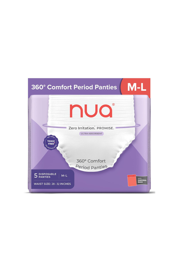 Women Disposable Period Panties pack of 5 - Size: M - L