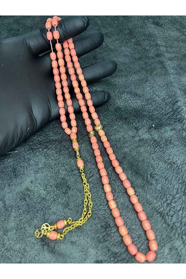 99' High-End Original Tunisian Sea Coral Natural Prayer Beads