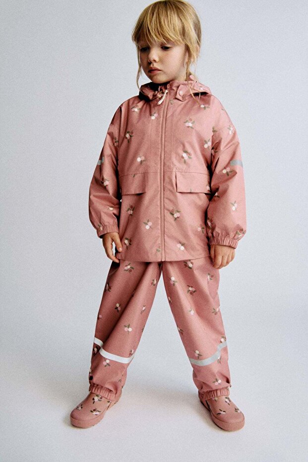 سترة مطر مكونة من طبقتين ونصف - 1