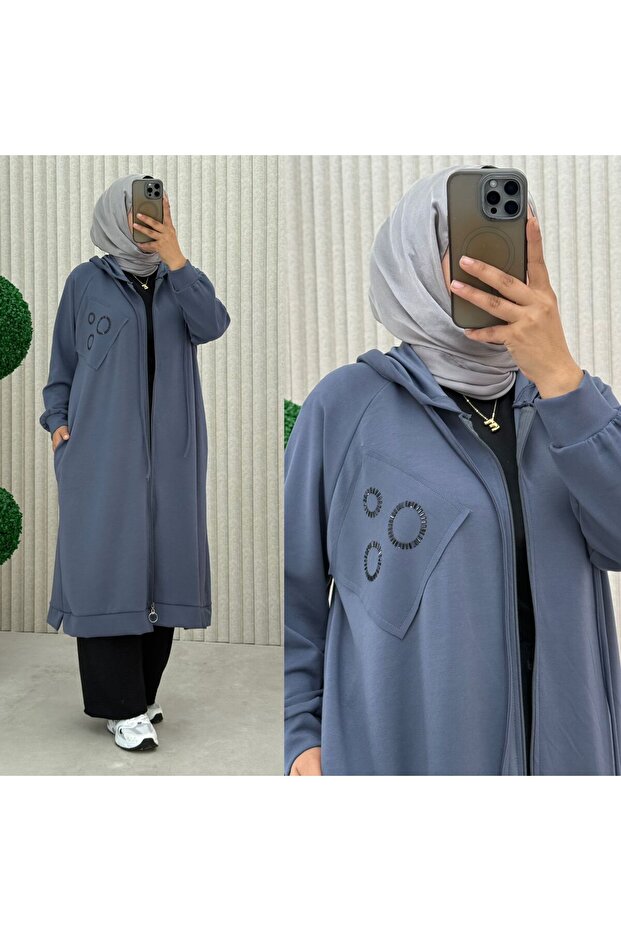 KAPŞONLU APLİKELİ KAP - 1