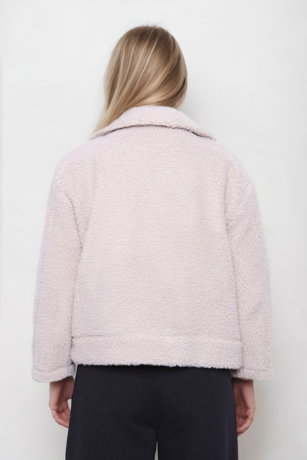 Kapak Cepli Teddy Ceket - 5